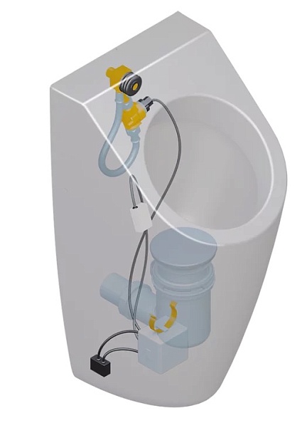 Система смыва Villeroy & Boch ProDetect 2 для писсуара, с блоком питания (9190N100)
