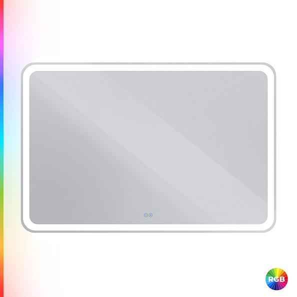 Зеркало со встроенной разноцветной подсветкой Cezares Multicolore, 1200x800x30 (CZR-SPC-MC-1200-800-RGB-TCH)