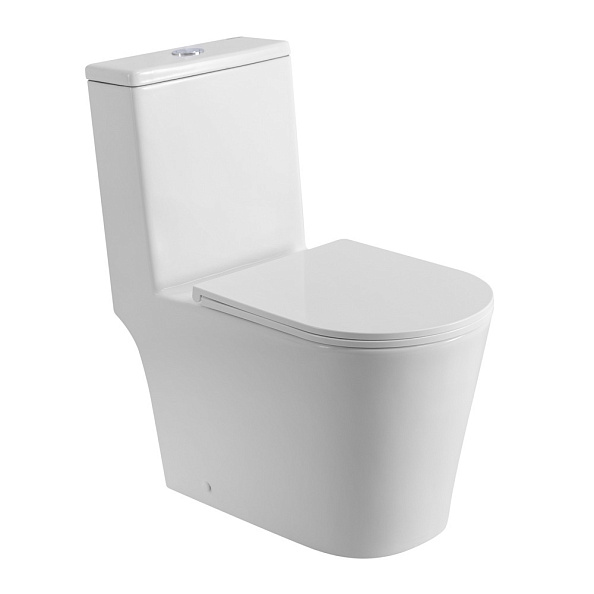 Унитаз-моноблок BelBagno Tre, белый (BB673CP-MN-TOR/SC)