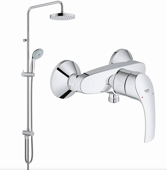 Душевая система Grohe Eurosmart 124410 хром