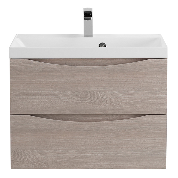База под раковину подвесная BelBagno Marino 700х500х450 мм, Rovere Grigio (MARINO-700-2C-SO-RG-P)
