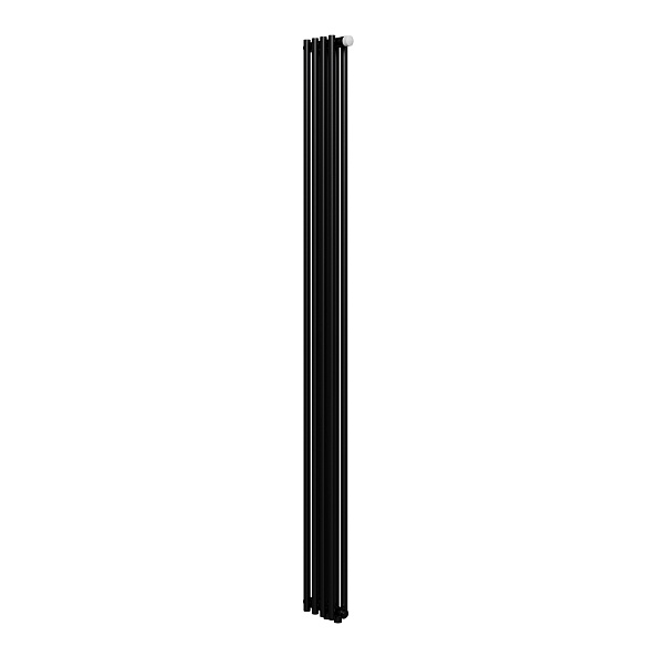 Трубчатый дизайн-радиатор Royal Thermo Shift R22 VC2180 4 секции, черный, нижнее подключение