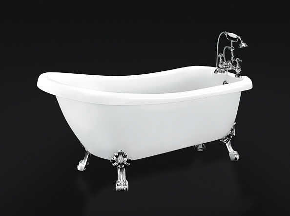 Акриловая ванна BelBagno 170x73, белый (BB20-1700) отдельностоящая