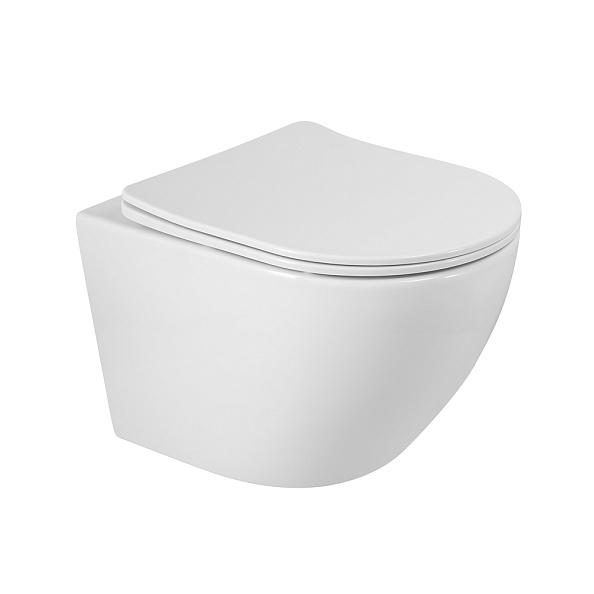 Чаша подвесного унитаза BelBagno Sfera-R, белый (BB046CHR/SC)