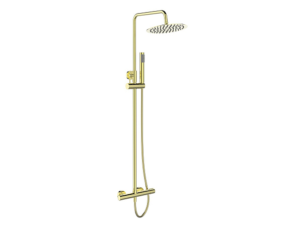 Душевая стойка BelBagno Uno, золото (UNO-DOCM-ORO)