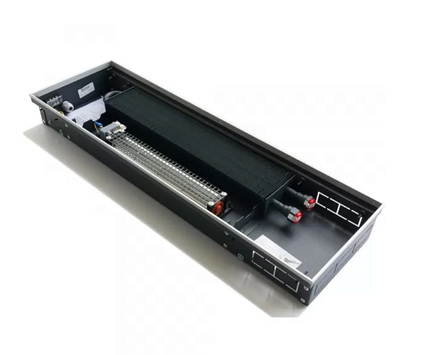 Внутрипольный конвектор Techno Vent KVZV 300-140-1500 с принудительной конвекцией